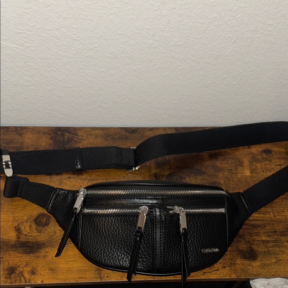 Calvin Klein Black Belt Bag